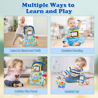 Fidtoy Talking Multi-Activity Baby Walker – Educational & Interactive Toddler Walker