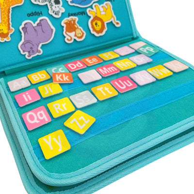 Libro sensorial Montessori Dinosaurio ocupado 4 páginas de doble cara - 071