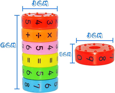 Mini rueda giratoria magnética de operaciones matemáticas - 313