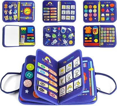 Juguete Sensorial de Fieltro Tablero de Actividades