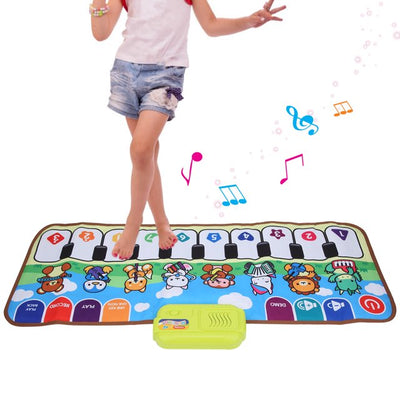 Fidtoy Piano Music Mat – Musical Floor Play Mat for Babies and Kids