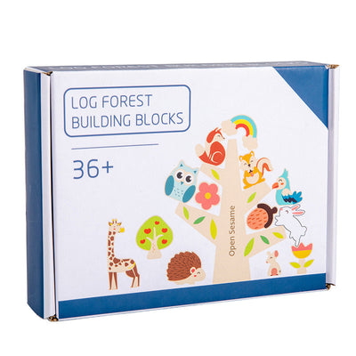 Fidtoy Forêt Équilibre Chuan Le | Jouet en Bois à Empiler pour Tout-petits