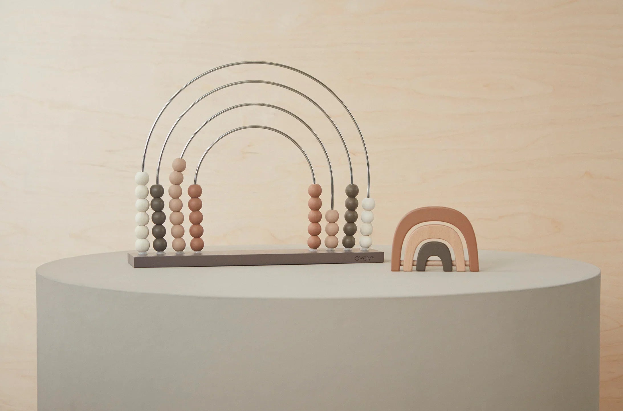 Large OYOY Wooden Rainbow Abacus