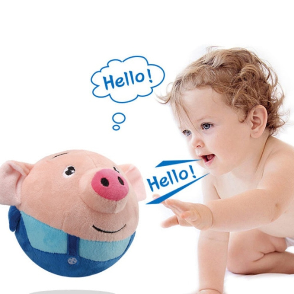 Jumping Piggy Ball™ | Bon pour l'exercice - Balle de jeu interactive