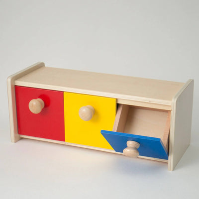 Boîte Montessori avec bac, jouet d'éveil pour tout-petit