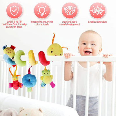 Baby Mobile Snake™ - Para cochecitos o asientos de coche - Juguete de agarre
