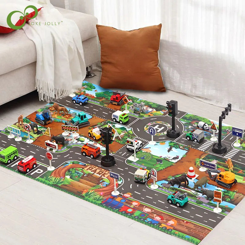 Car adventure™ - Alfombrilla de juego Toverstad