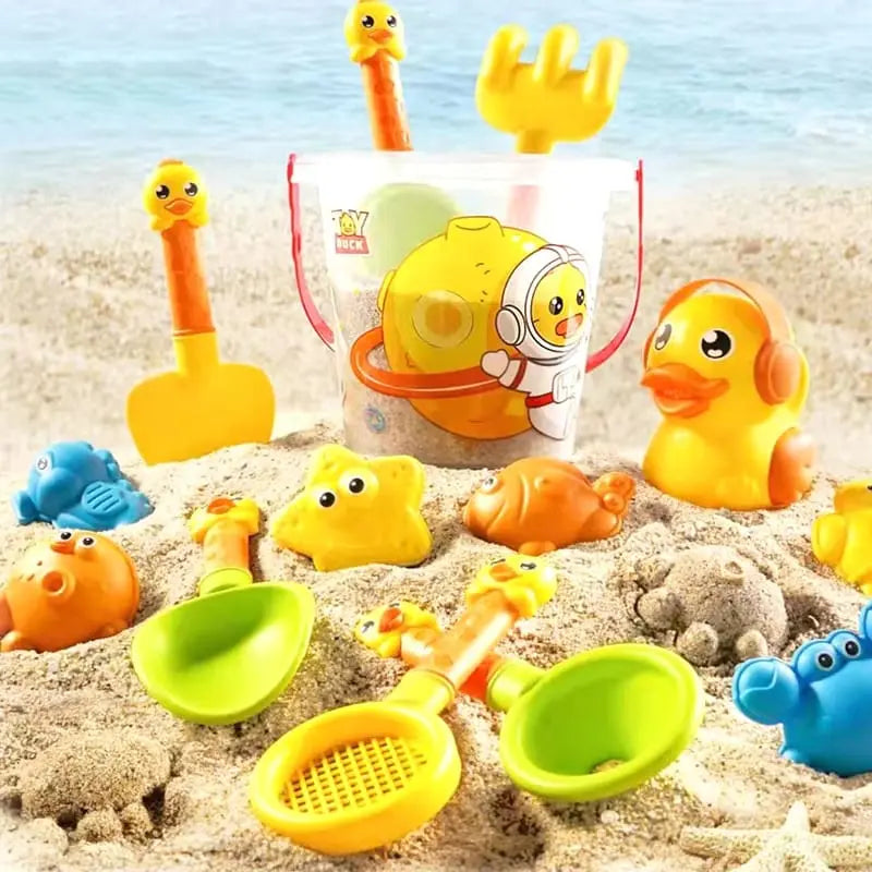 Fidtoy Kit de Juguetes de Playa - Juego de Agua y Arena para Niños, Juego al Aire Libre y Aprendizaje Montessori