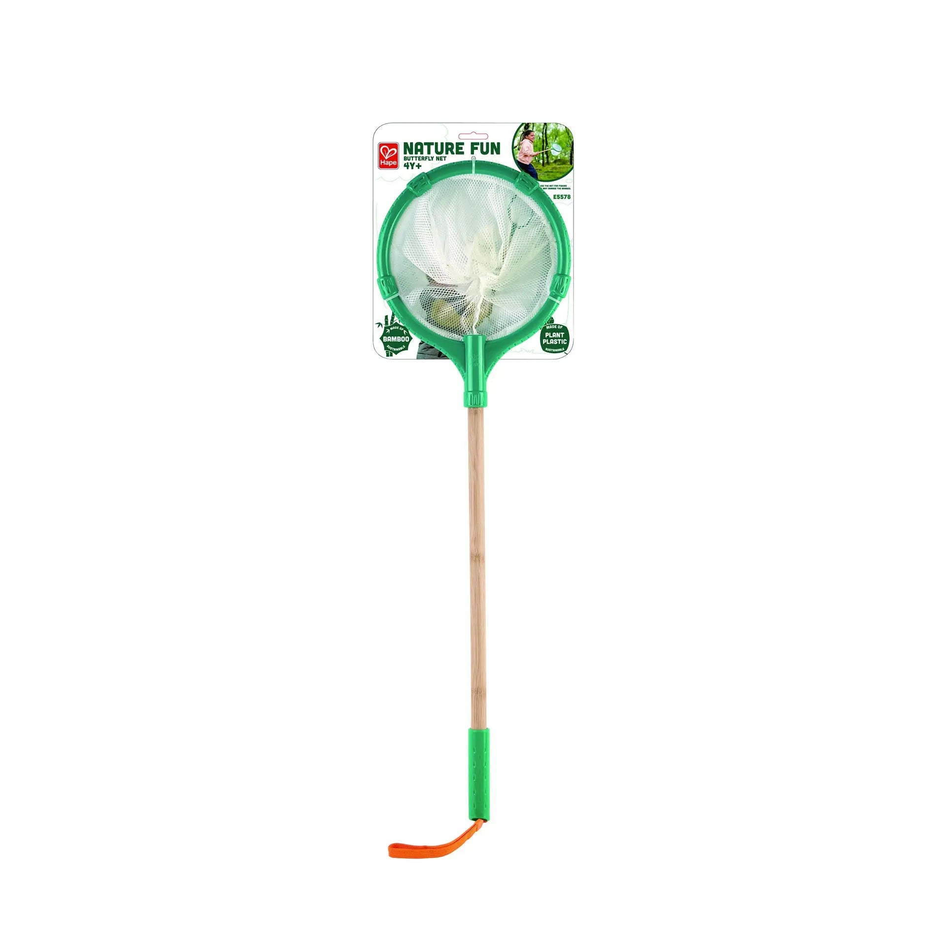 Filet à papillons Fidtoy pour enfants, jouet d'exploration en plein air, outil d'apprentissage de la nature