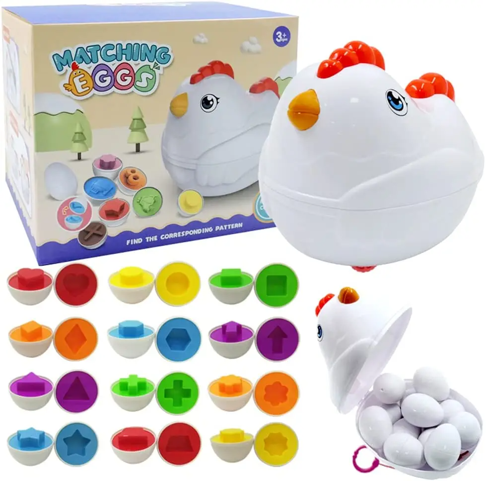 Huevos didácticos Montessori de pollo