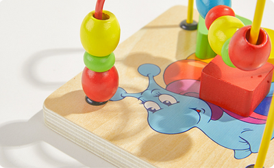 Fidtoy 5-in-1 Wooden Activity Cube for Babies & Toddlers