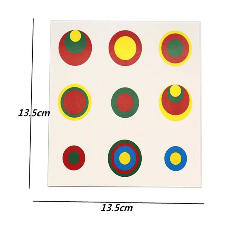 Cylindres sans boutons miniatures avec cartes de contrôle - Matériel sensoriel Montessori