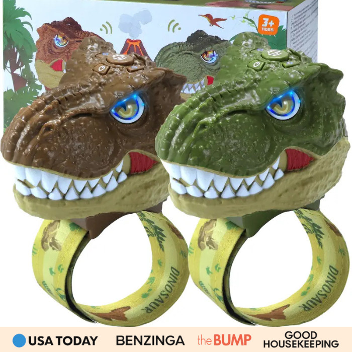 DinoTalk™ Wrist Walkie Talkies - Hands-Free Dino Adventure Play (2-Pack)
