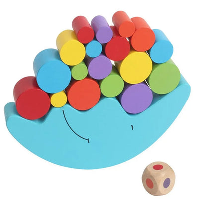 Fidtoy Jeu d'équilibre en bois « Lune » pour enfants – Jouet éducatif Montessori pour l'équilibre – À partir de 3 ans