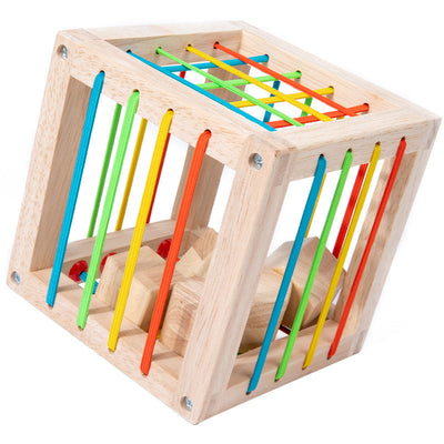 Caja de formas de madera - El mejor juguete para desarrollar la motricidad fina