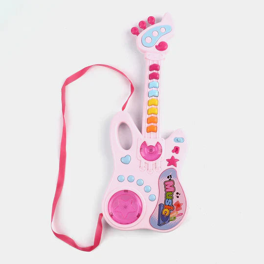Guitare musicale Fidtoy avec lumières et 8 chansons pour enfants