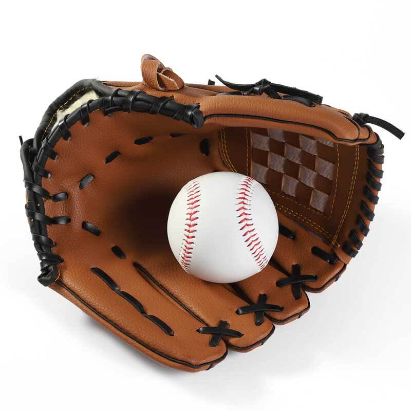 Gant de baseball Fidtoy pour enfants et adultes – Gant d'avant-champ réglable en cuir synthétique pour le baseball, le softball, le tee-ball