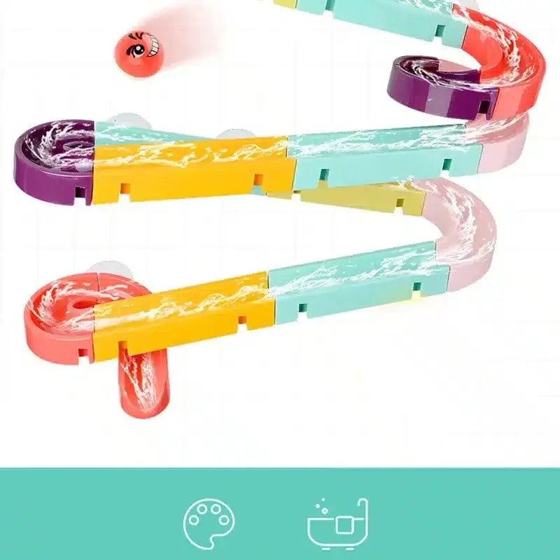 Fidtoy Canard Ventouse Toboggan Jouet de Bain – Jouets de Bain Interactifs pour Tout-petits