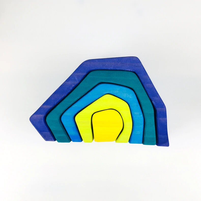 Jeu de construction en bois Fidtoy Life pour enfants