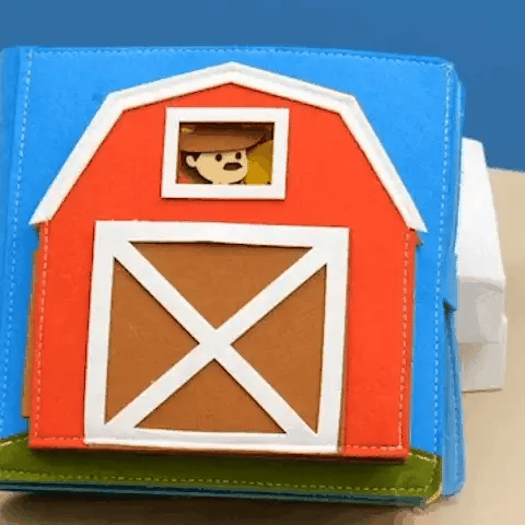 Montessori Wooden Busy Book for Toddlers – Dressing Skills Learning Toy
