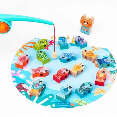 Wooden Magnetic Fishing and Counting Game- Mathematics toys
