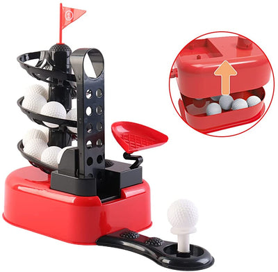Kit d'entraînement de golf pour débutants avec club, balles et base à pédale inclus - Super activité amusante pour enfants, en intérieur comme en extérieur
