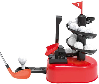 Kit d'entraînement de golf pour débutants avec club, balles et base à pédale inclus - Super activité amusante pour enfants, en intérieur comme en extérieur