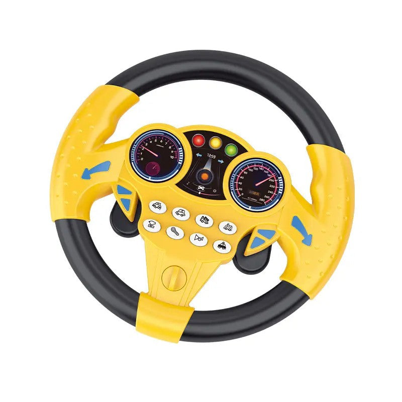 Fidtoy Jouet volant interactif pour enfants – Jouet de conduite de voiture musical avec lumières et sons