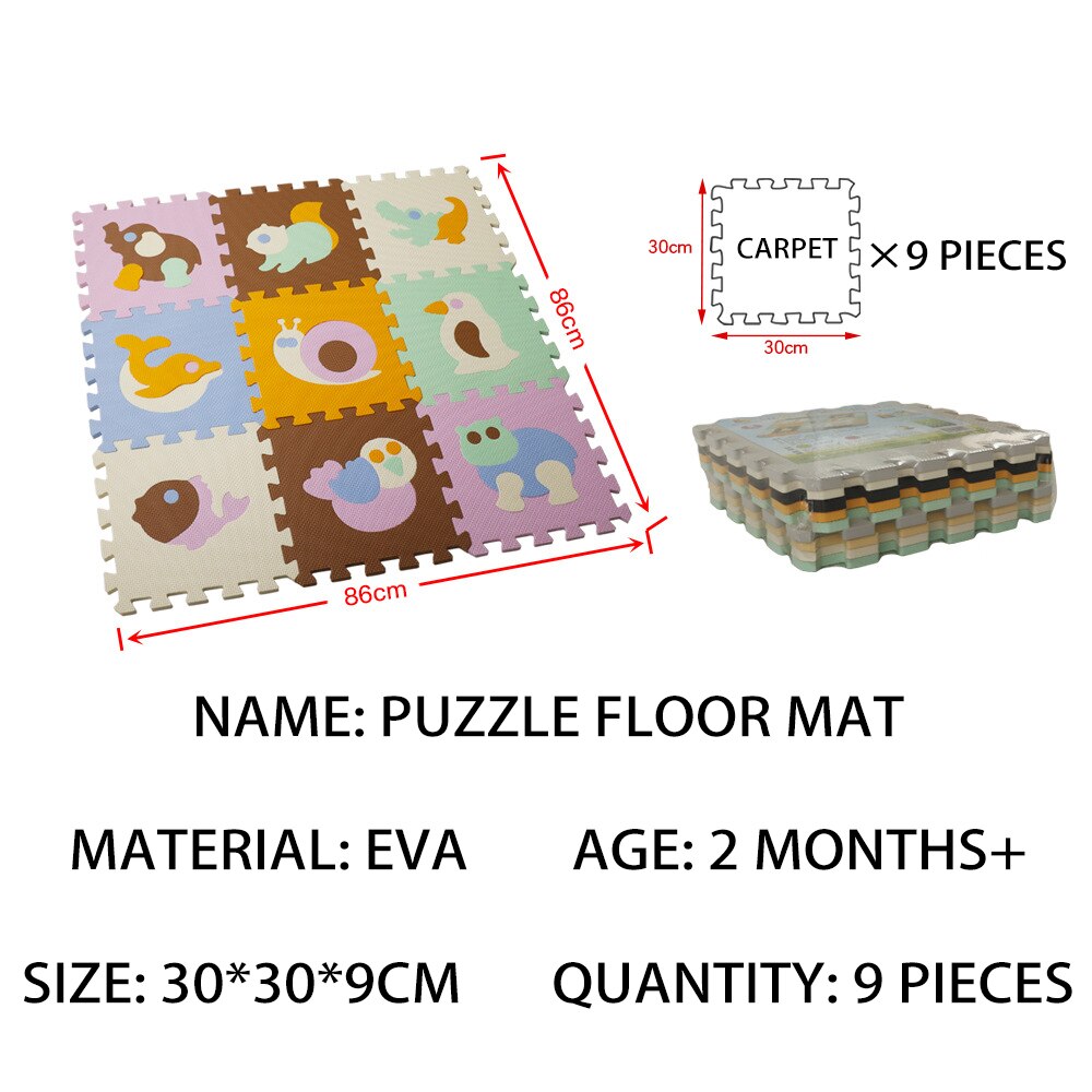 Foam Animal Puzzle Learning Floor Mat