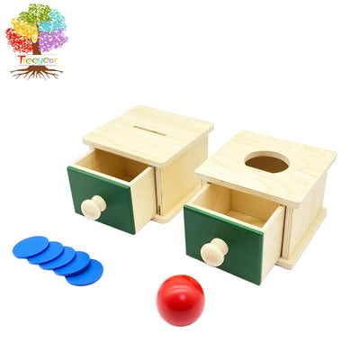 Boîte de Permanence avec Plateau Jouets d'apprentissage des habiletés de vie
