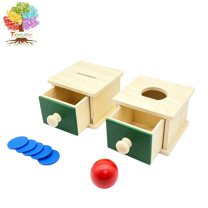 Boîte de Permanence avec Plateau Jouets d'apprentissage des habiletés de vie