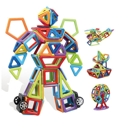 Fidtoy Montessori Magnetic Building Blocks for Kids