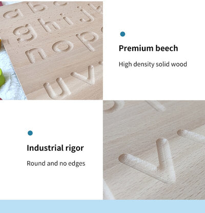 Bamboo Letter Tracing Board