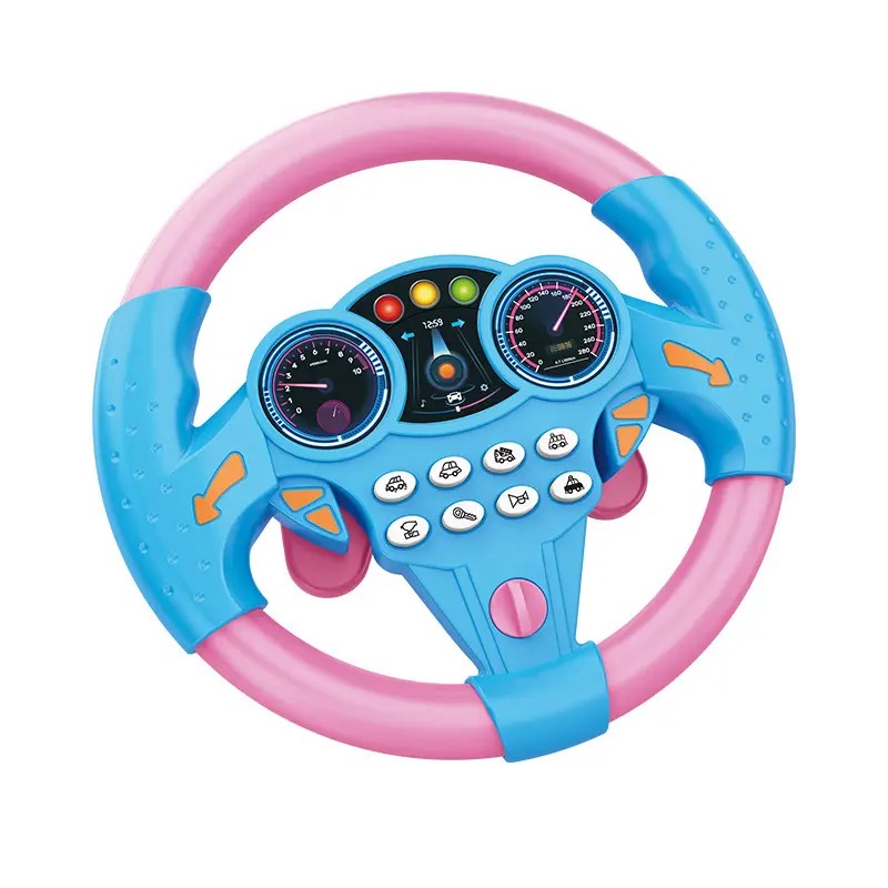 Fidtoy Jouet volant interactif pour enfants – Jouet de conduite de voiture musical avec lumières et sons