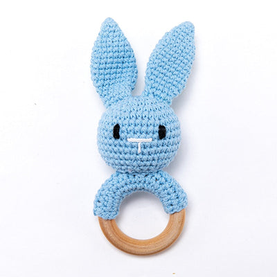 Juguete sensorial para bebés Fidtoy SnuggleBud Sonajero y mordedor