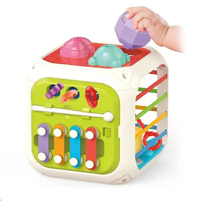 Cubo de actividades Montessori Bebé