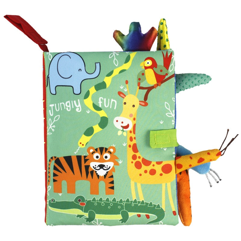 Libro de tela Montessori para bebé