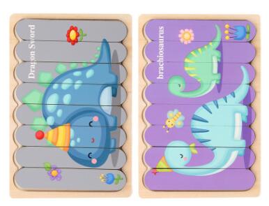 Double-Sided Strip 3D Puzzles Baby Toy
