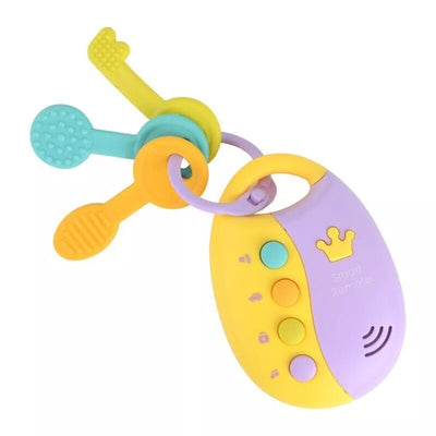 Juguete con forma de llave musical Fidtoy Car Melody – Juguete musical con control remoto para bebés y niños pequeños para el aprendizaje y el juego