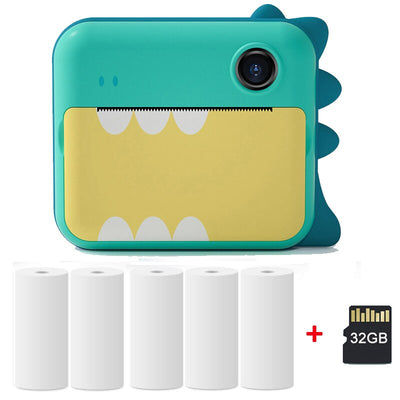 Cámara de impresión instantánea Fidtoy para niños – Cámara de fotos para niños pequeños con impresión térmica y coloreado creativo