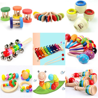Fidtoy Montessori Wooden Sensorial Toy – Educational & Developmental Activity for Toddlers (0-3 Years), Fine Motor Skills & Sensory Learning