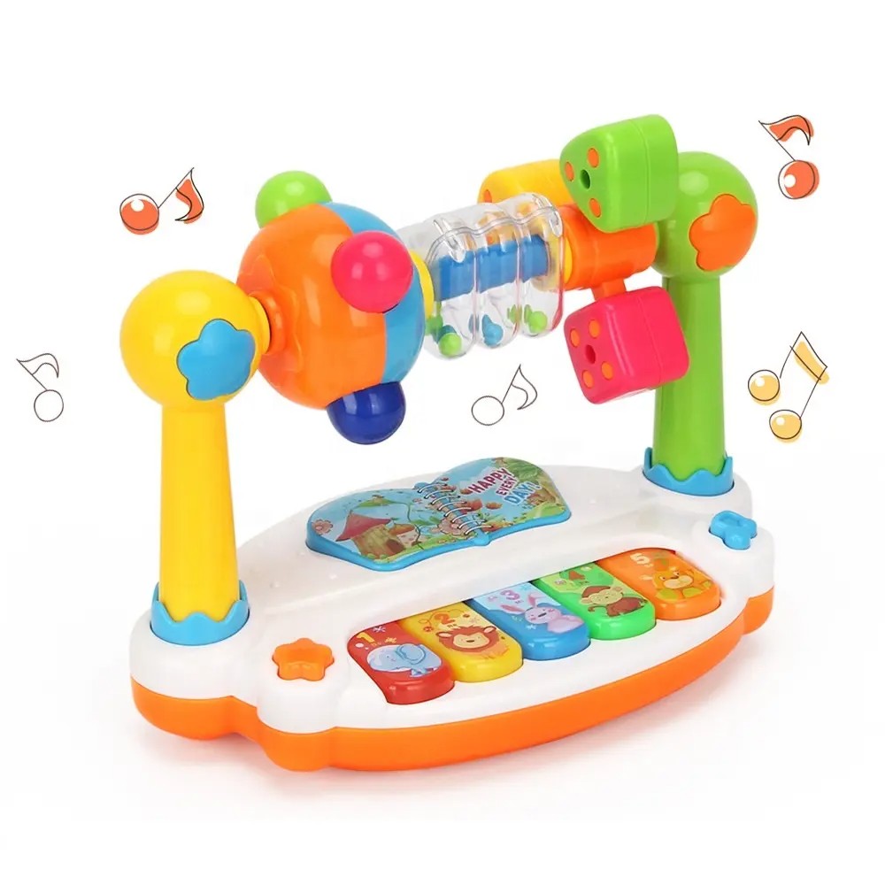 Fidtoy Piano musical pour tout-petits – Jouet d'apprentissage interactif avec lumières et sons
