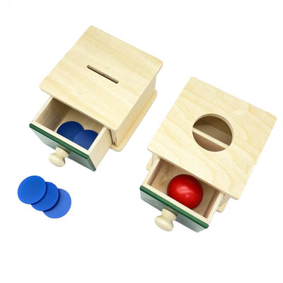 Boîte de Permanence avec Plateau Jouets d'apprentissage des habiletés de vie