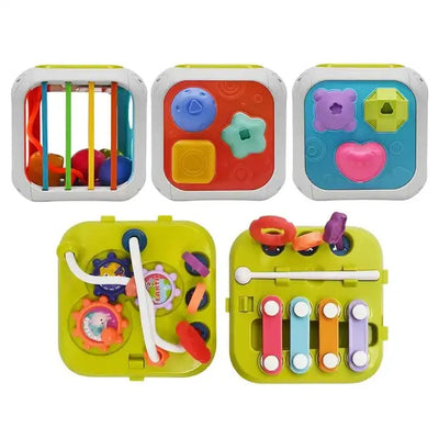 Cubo de actividades Montessori Bebé