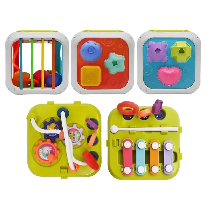 Cubo de actividades Montessori Bebé