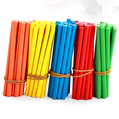 Palitos Contadores de Bambú de Colores