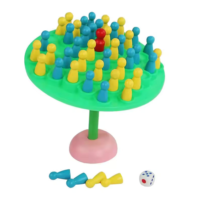 Juguete Fidtoy Balance Tree – Juego interactivo de madera apilable para niños mayores de 3 años