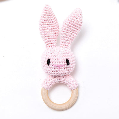 Juguete sensorial para bebés Fidtoy SnuggleBud Sonajero y mordedor