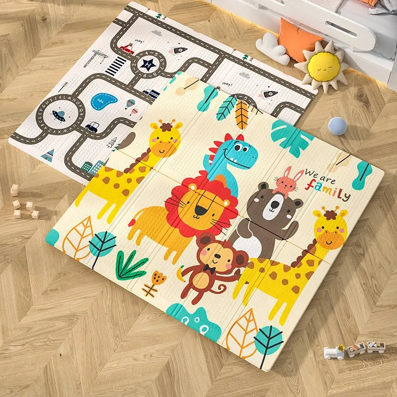 Alfombra de Juego Plegable para Bebés y Niños