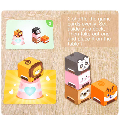 Jeu de miroir 3D Fidtoy - Apprentissage de la logique animale